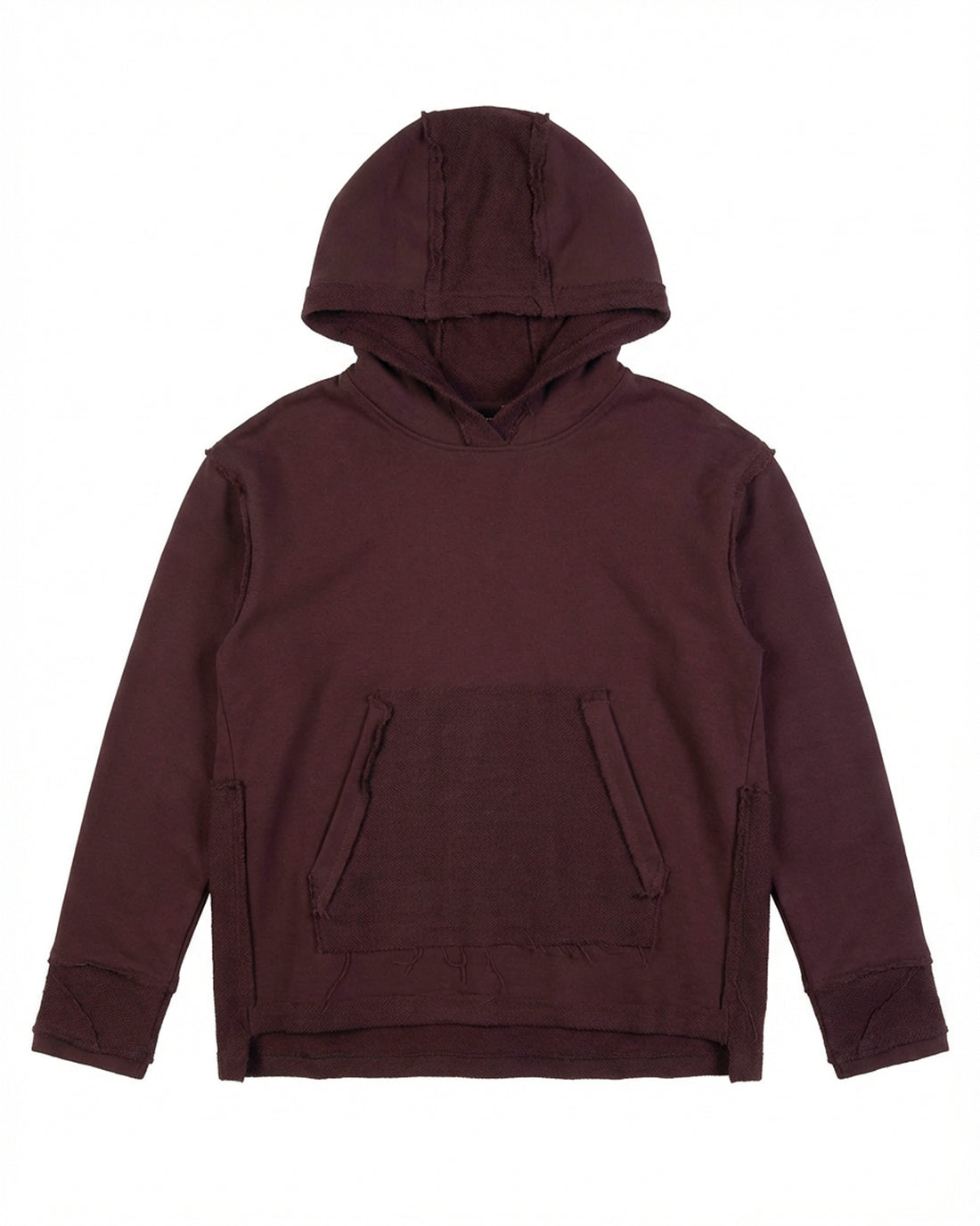 بنطلون واسع الساق بدون تشطيب