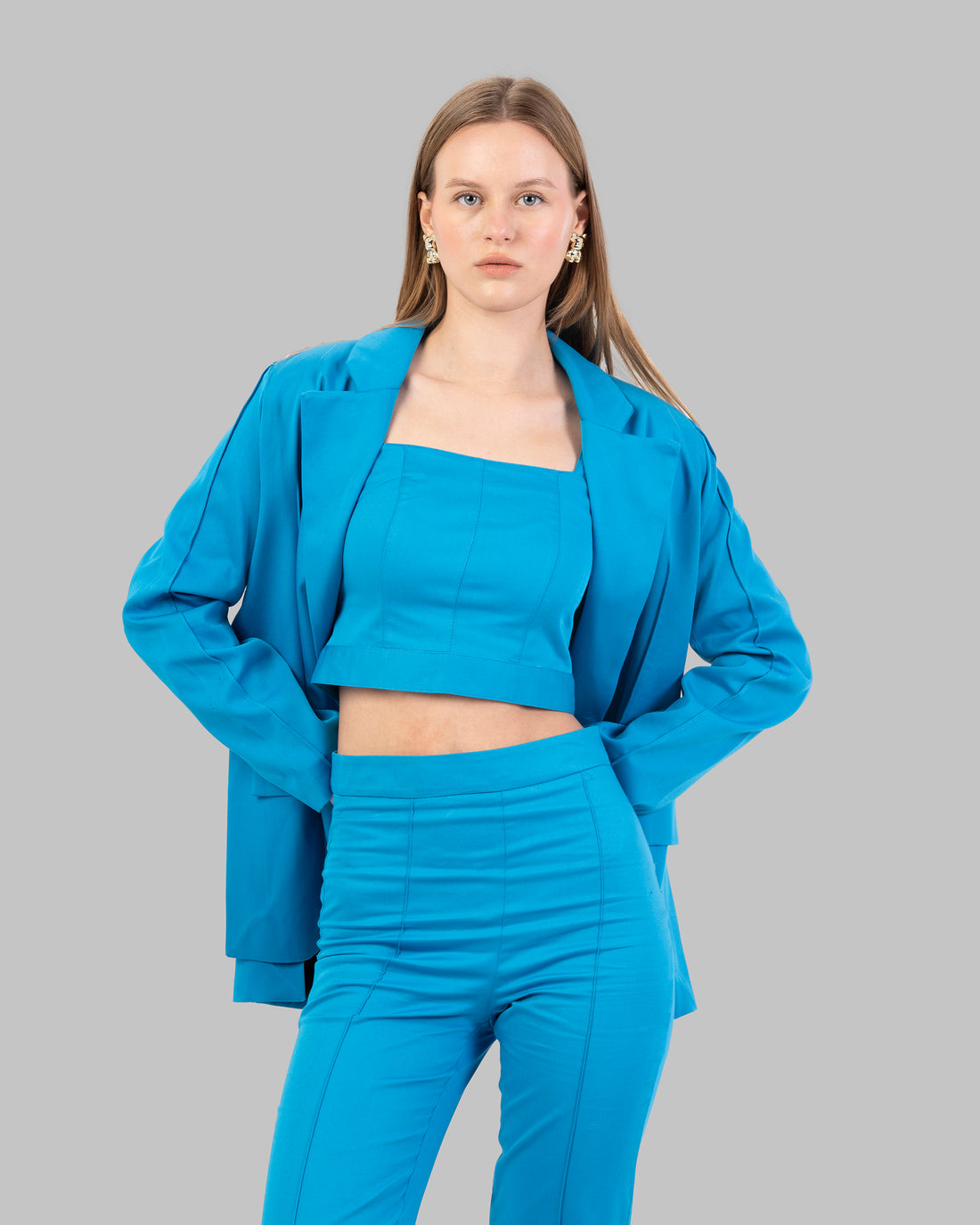 Square-Neck Cropped Top