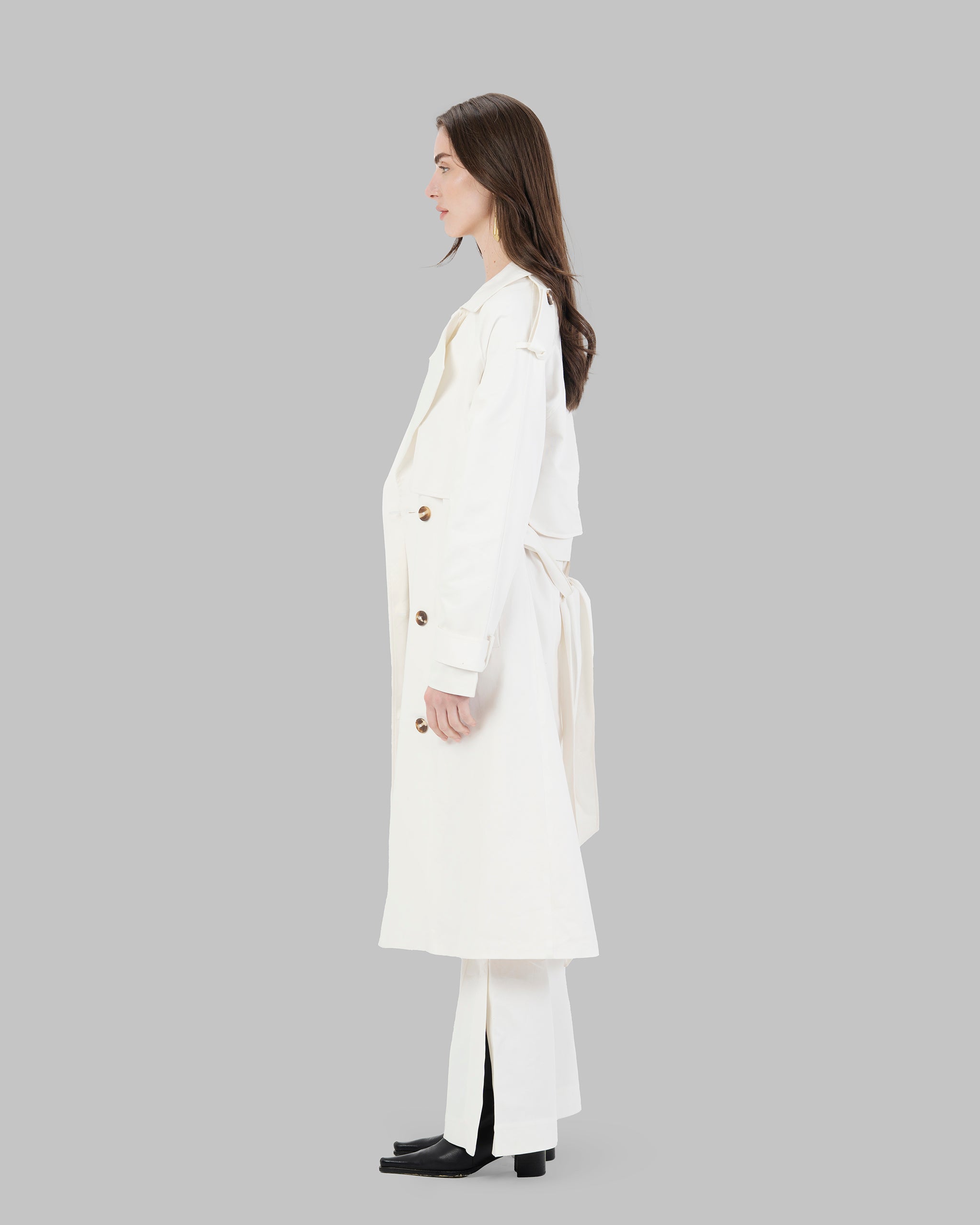 Timeless trench coat .