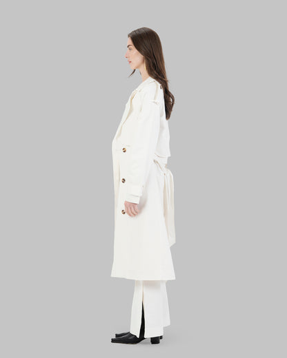 Timeless trench coat .
