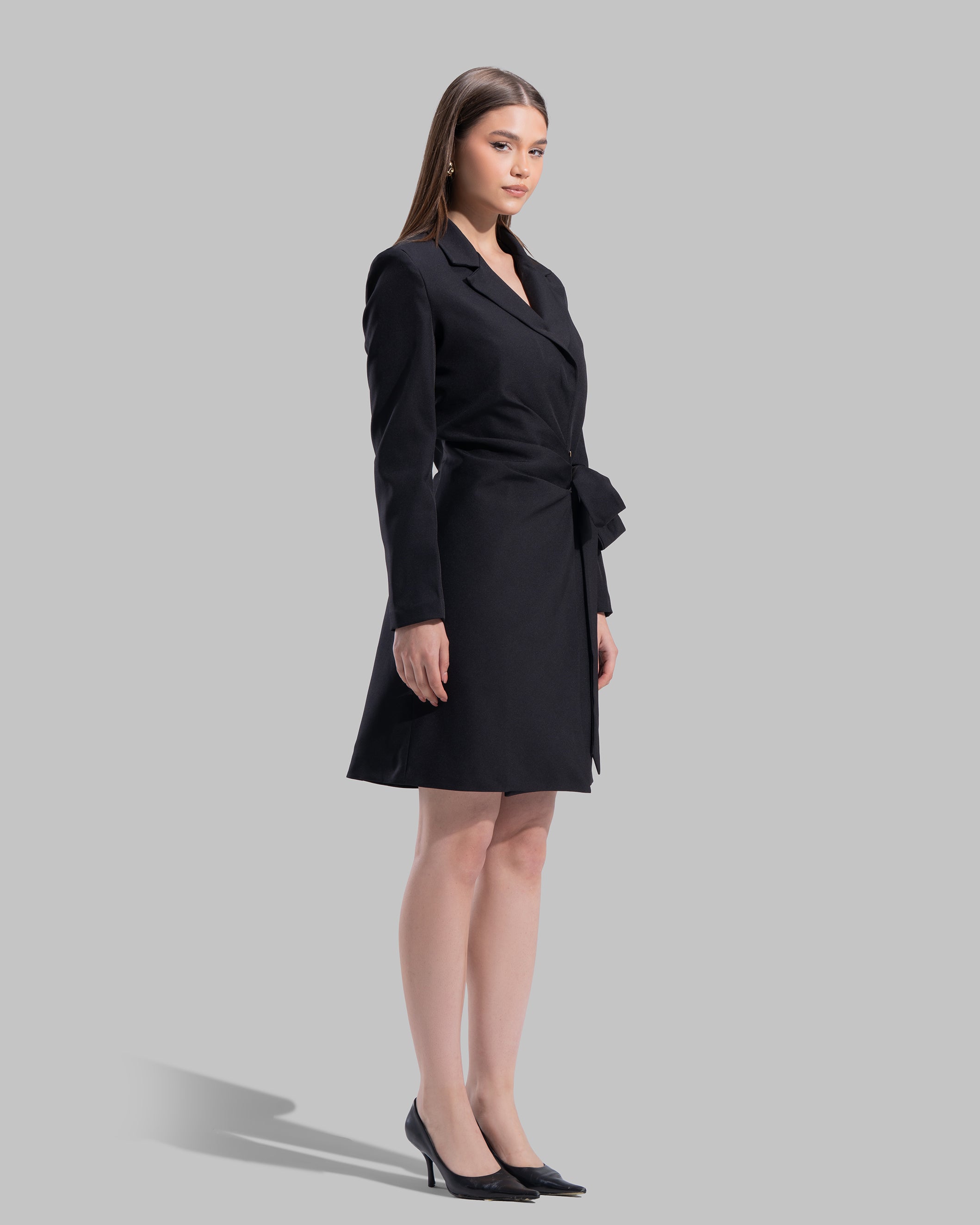 Belted Blazer Dress