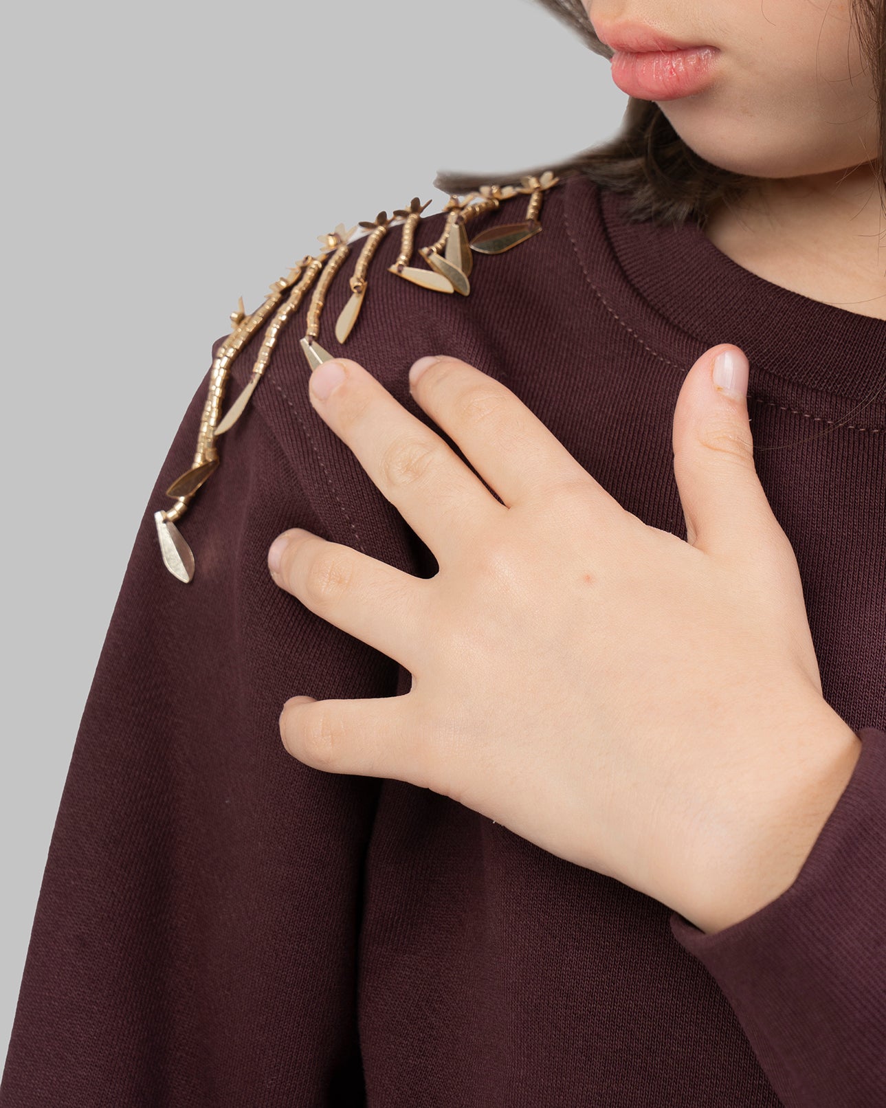 sweatshirt with fancy