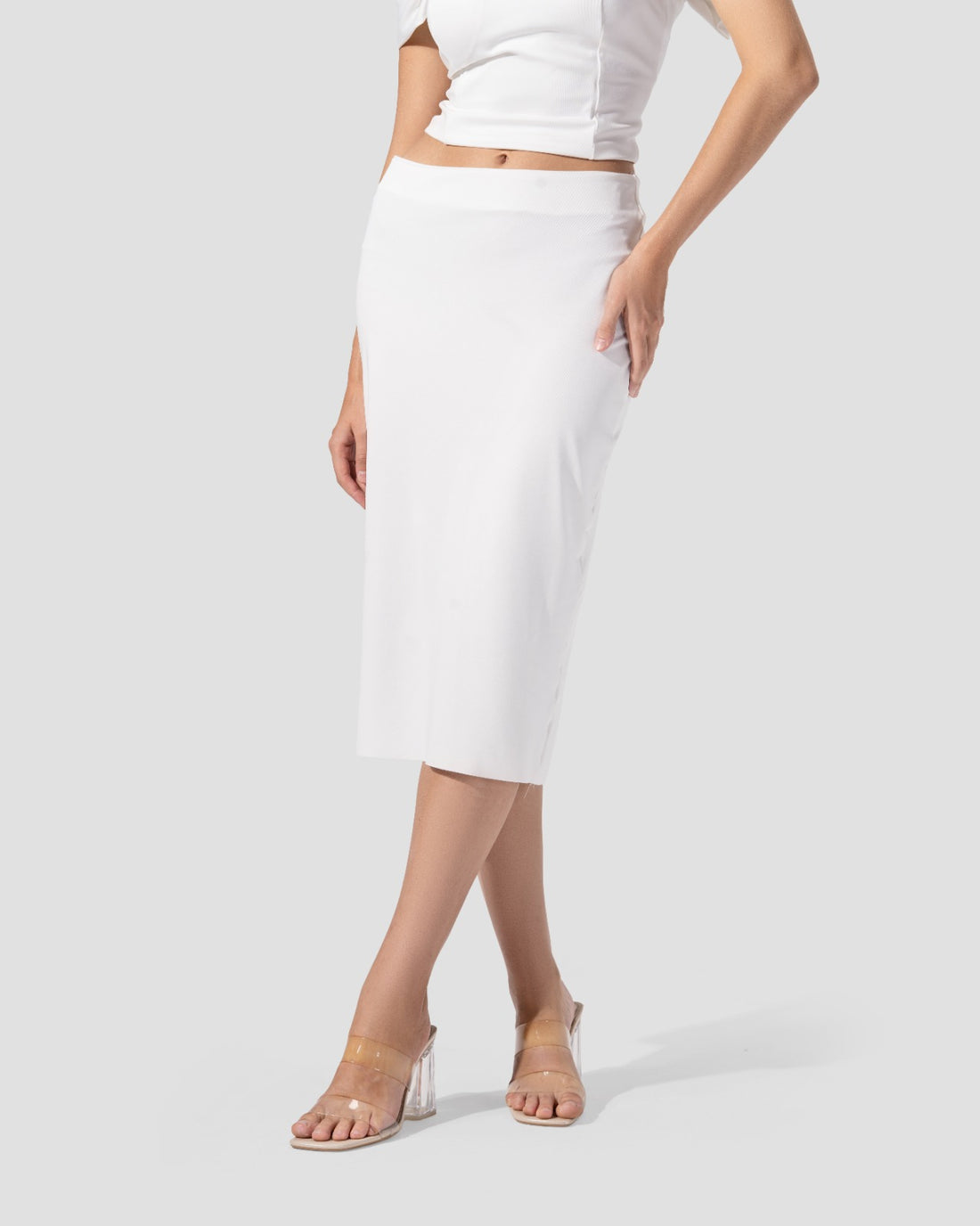 skirt High waist knee length tight fit