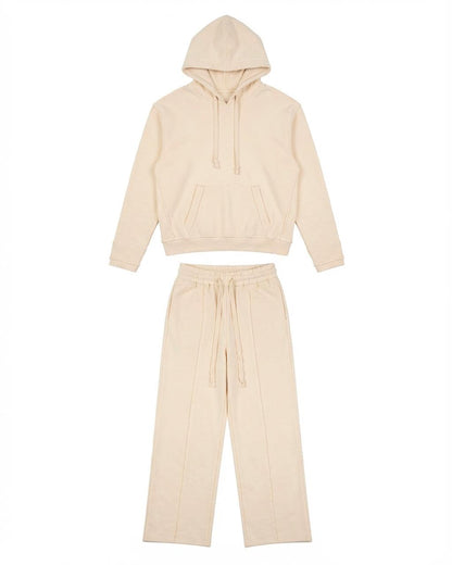 WIDE LEG PANTS WITH UNFINISHED