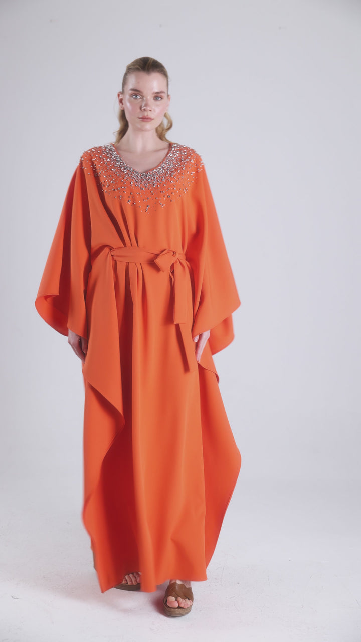 Beaded Kaftan dress